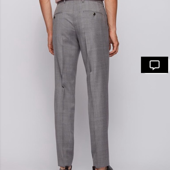 Hugo Boss Slim-fit suit in checked virgin wool - Picture 5 of 13